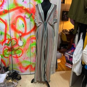 COPY - VINTAGE DEEP V WASTE CINCHED GORGEOUS DRESS